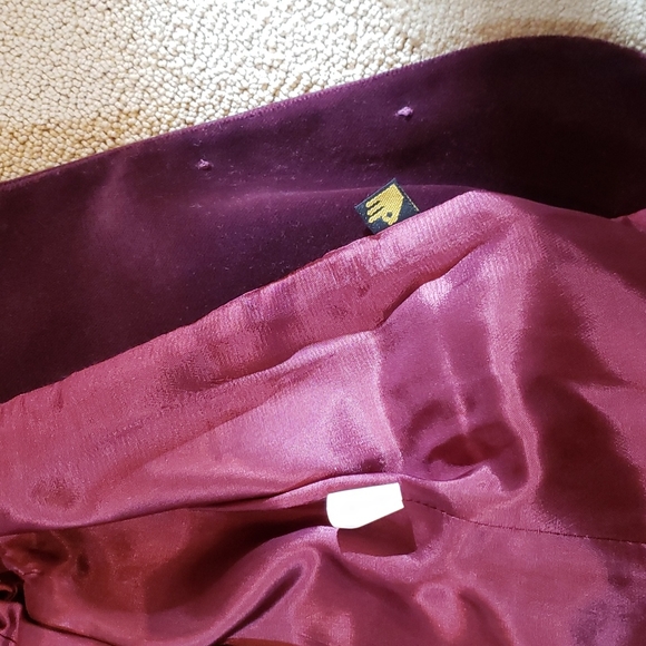 Vintage Sasson Velvet Jacket and Skirt Set, Sz 9/10 - Picture 7 of 16